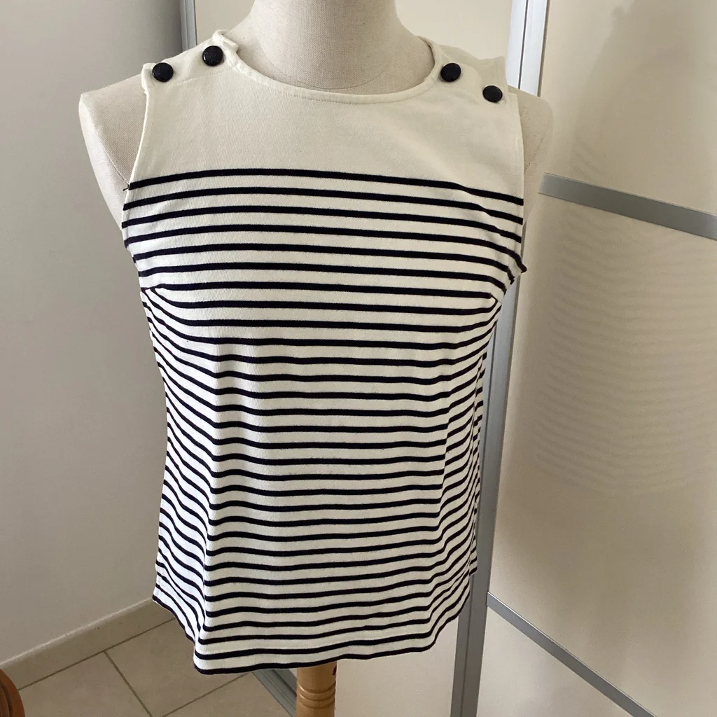 Débardeur style marinière